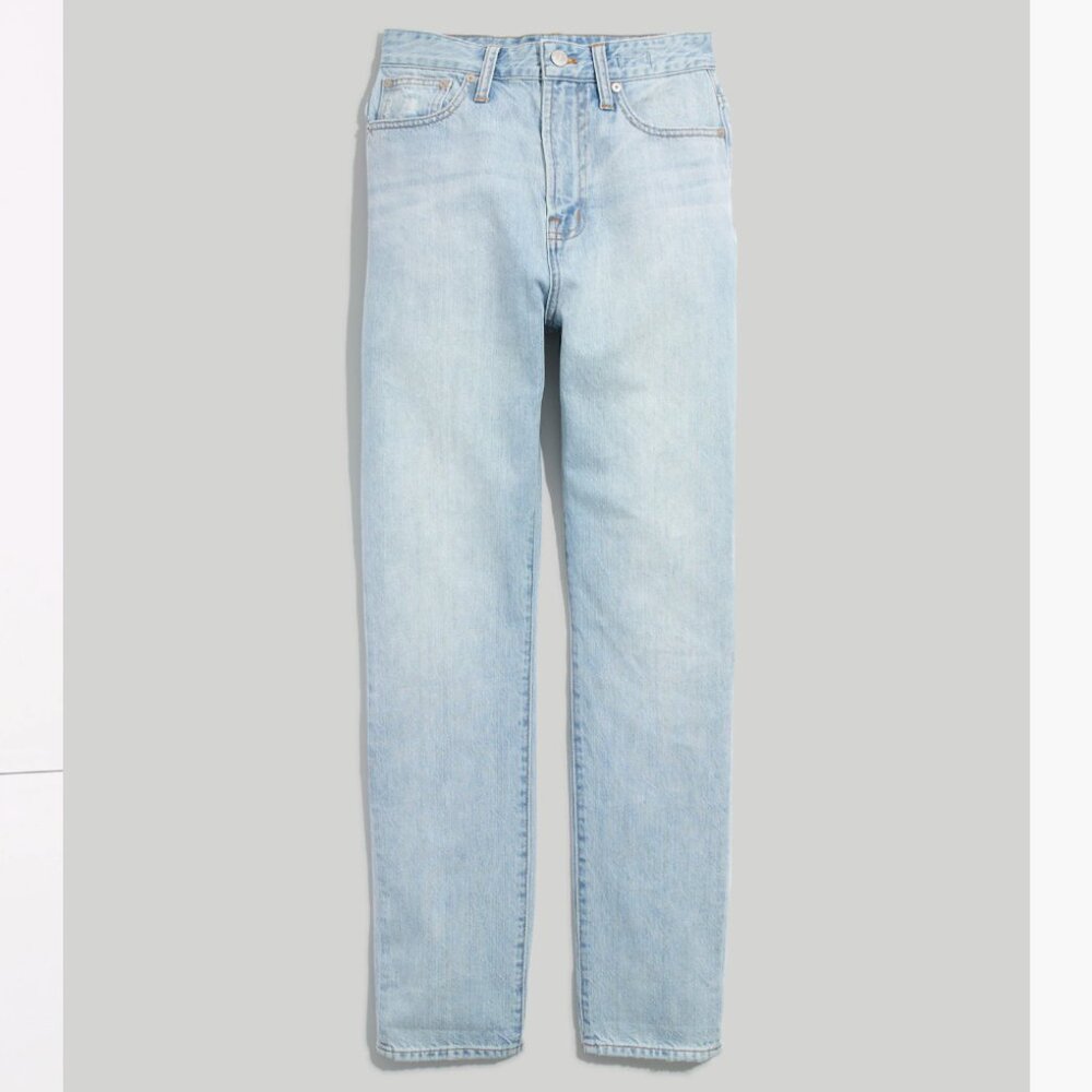 Madewell Curvy Perfect Vintage Jean Fitzgerald Light Wash High Rise Size 28